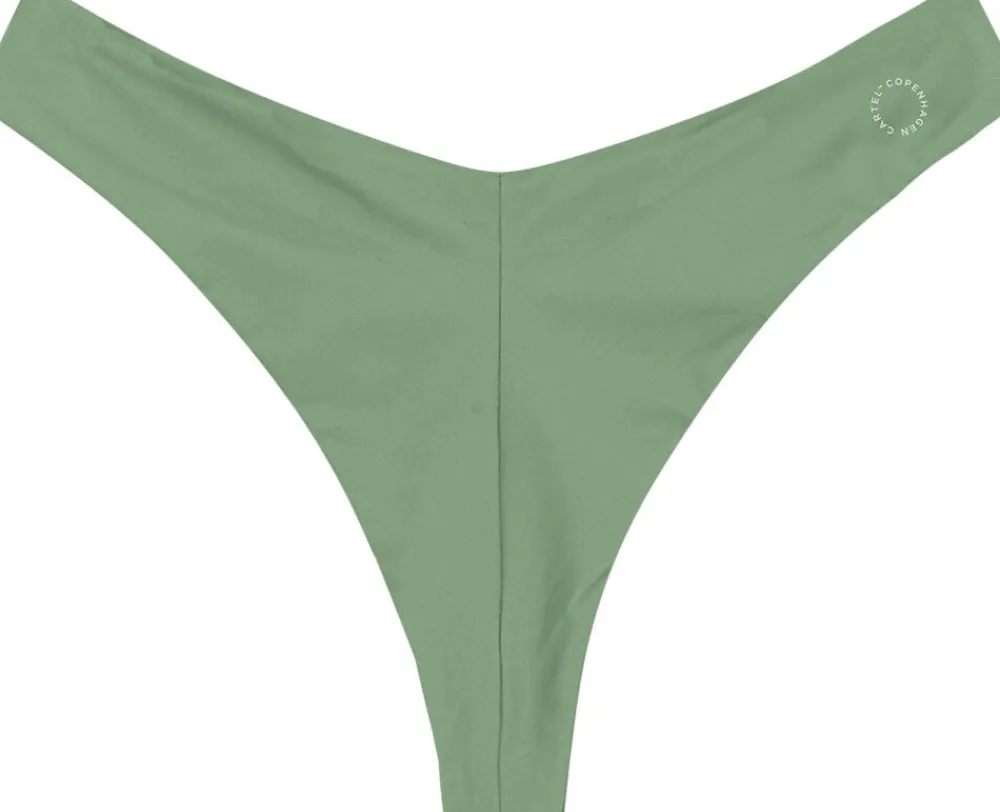 Cartel Copenhagen Canggu V-formet bikini underdel Army