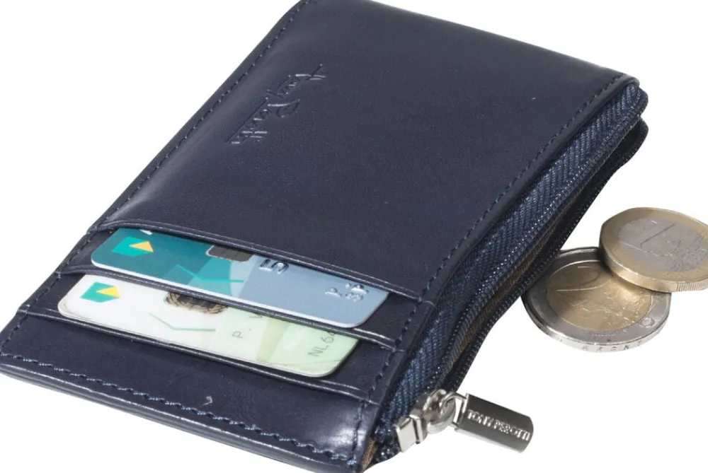 Tony Perotti Cardholder Wallet, with zipper Bl Discount