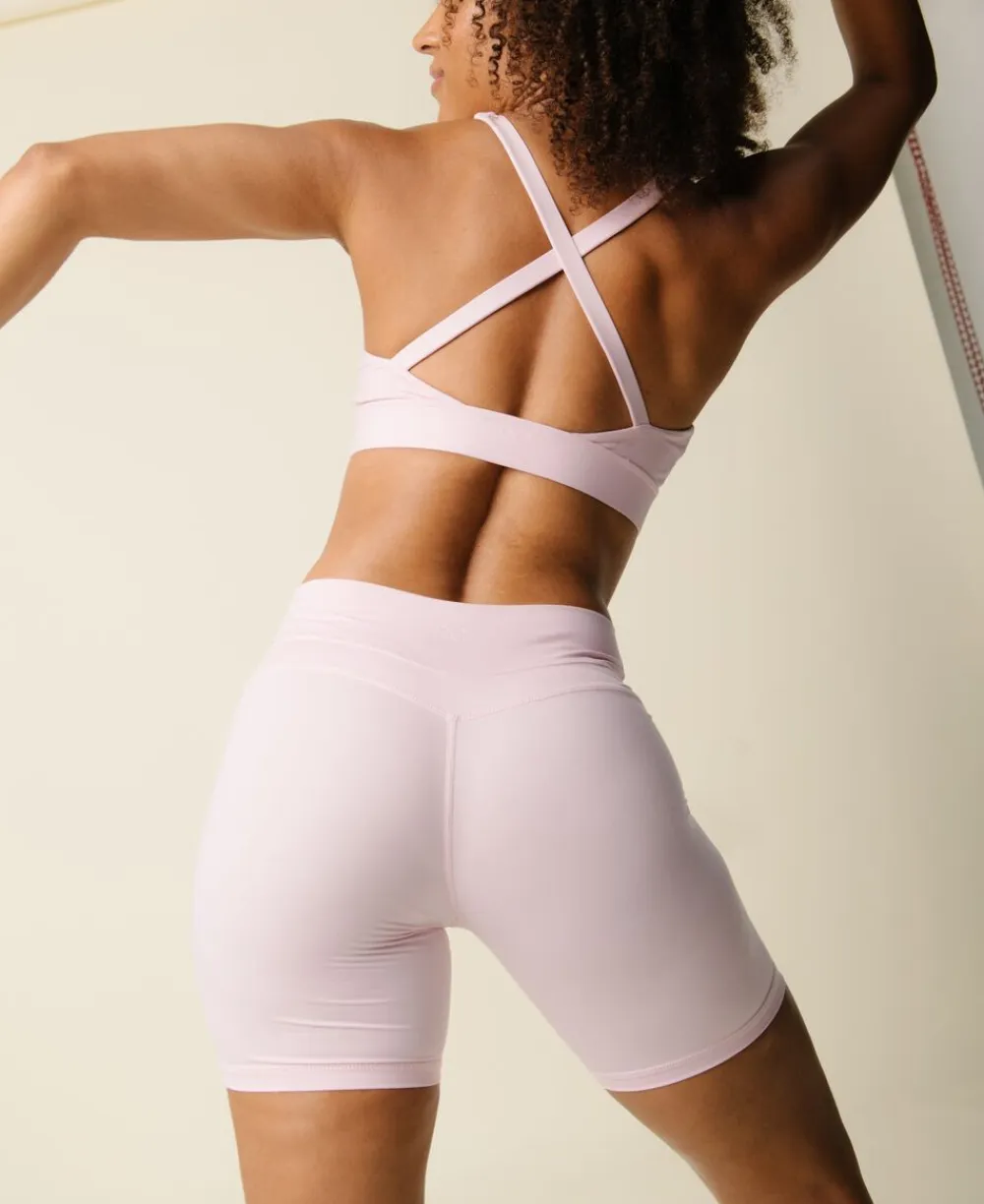 Dame Cartel Copenhagen Cartel x Align by Blume support shorts (brushed) - Blush