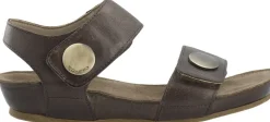 CASAVA Button Sandal West Leather>Cashott Discount