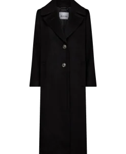 Cashmere Coat W - Clareta Long>Sand Hot