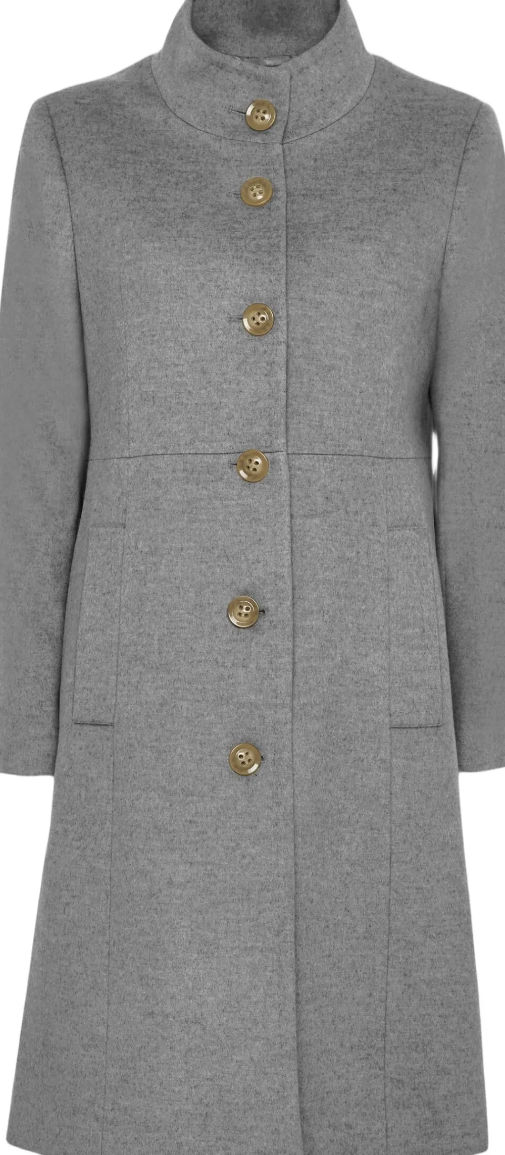 Sand Cashmere Coat W - New Parker Grå Hot