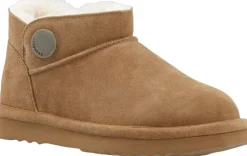 Cashott CASSIA Warm Pull Boot Suede Tan Hot