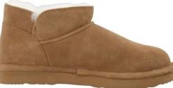 Cashott CASSIA Warm Pull Boot Suede Tan Hot