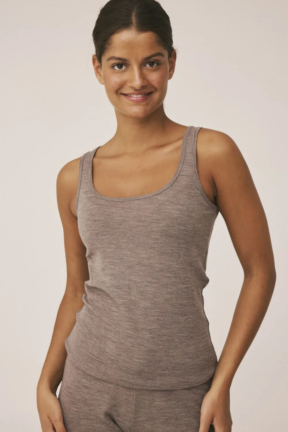 Magasin du Nord Collection Celia 2 - 100% RWS Merino Wool Mink melange