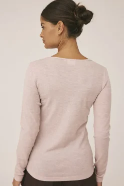Magasin du Nord Collection Celia 3 - 100% RWS Merino Wool Rose melange Discount