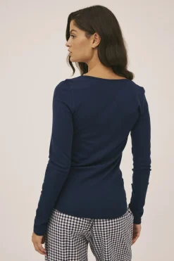 Magasin du Nord Collection Celia 3 - 100% RWS Merino Wool Navy Best