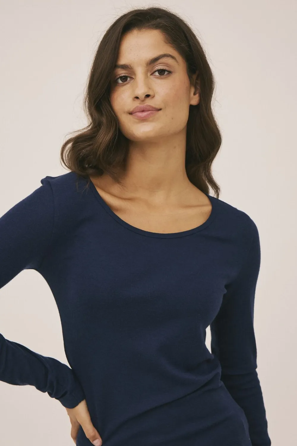 Magasin du Nord Collection Celia 3 - 100% RWS Merino Wool Navy Best