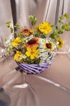 OCTAEVO CERAMIC BASKET SICILIA LARGE LILAC