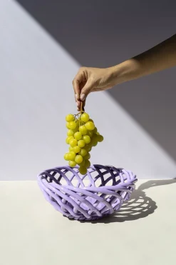OCTAEVO CERAMIC BASKET SICILIA LARGE LILAC