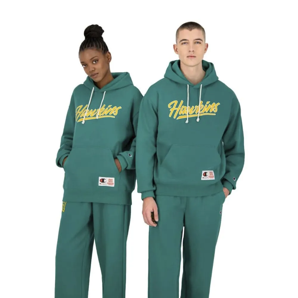 X Stranger Things Hawkins hættetrøje>Champion Discount