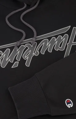 Champion X Stranger Things Hawkins hættetrøje Black beauty Best