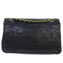 Chanel Vintage Chanel Flap Bag Black Best