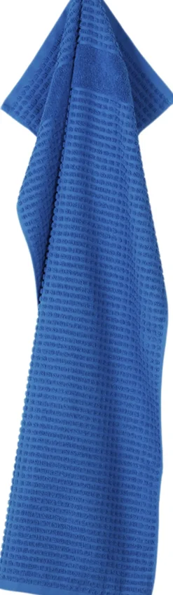 Juna Check Håndklæde 50x100 cm blå