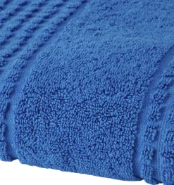 Juna Check Håndklæde 50x100 cm blå