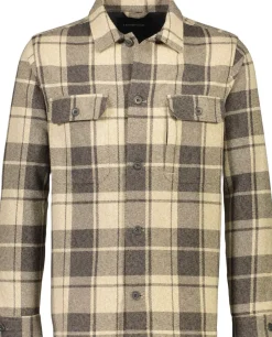Checked overshirt L/S>Lindbergh Online