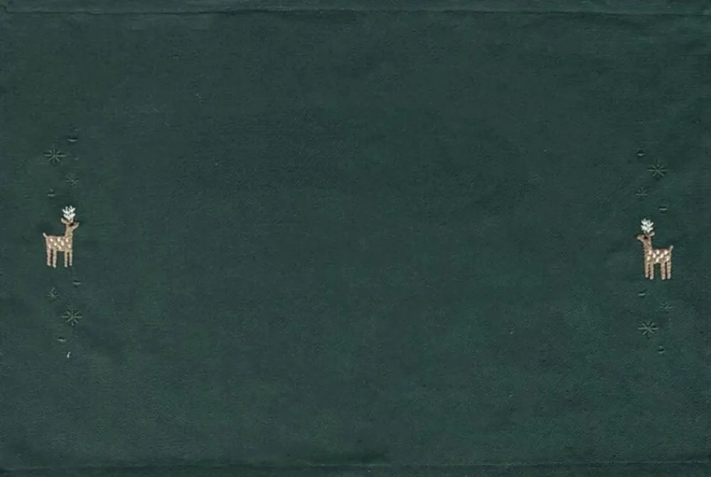 Juna Christmas Fable Dækkeserviet Rensdyr 49x32 cm grøn Sale