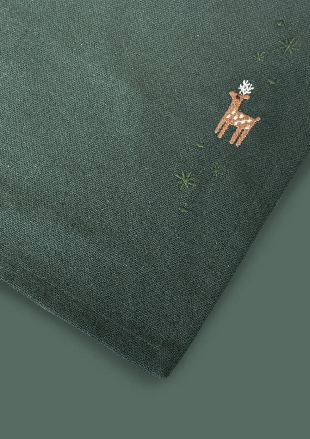 Juna Christmas Fable Dækkeserviet Rensdyr 49x32 cm grøn Sale