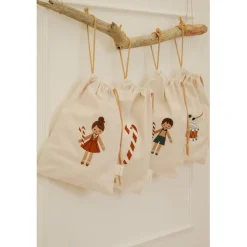 Fabelab Christmas Gift Bags - Gingerbread Girl Seedpearl emb Outlet