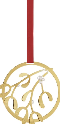 Georg Jensen CHRISTMAS MOBILE MISTLETOE 18 KT GOLD PLATED