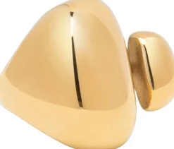 Nialaya Chunky Cuff Ring in Gold