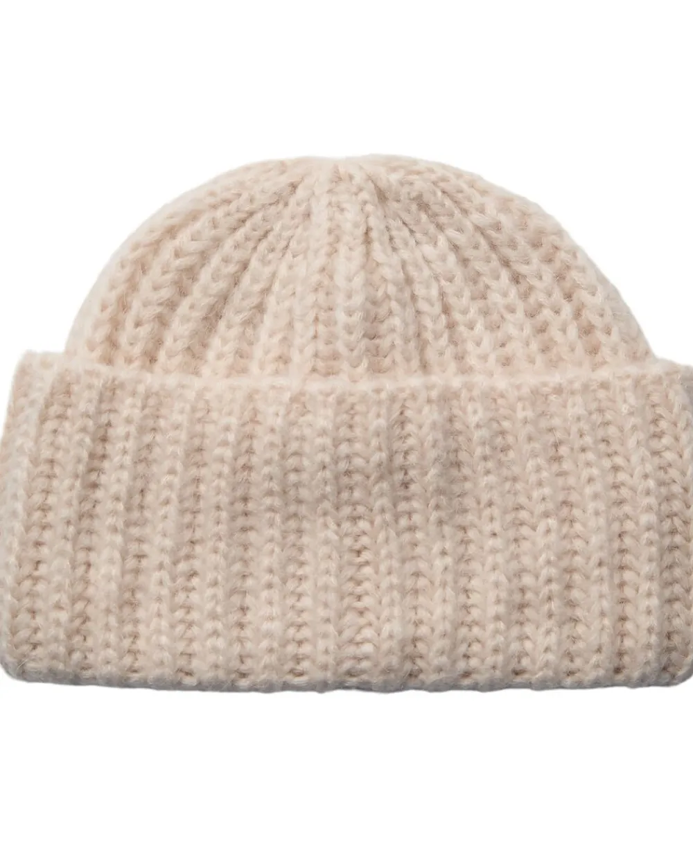 Magasin du Nord Collection Chunky Rib Beanie Sand