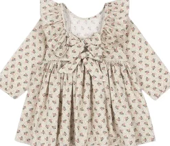 Børn Konges Sløjd CIANNA LS BOW DRESS GOTS