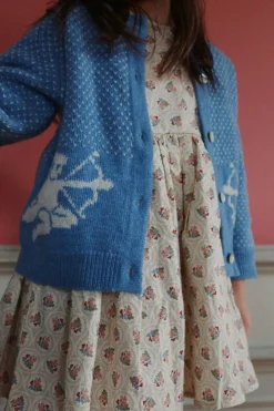 Børn Konges Sløjd CIANNA LS BOW DRESS GOTS