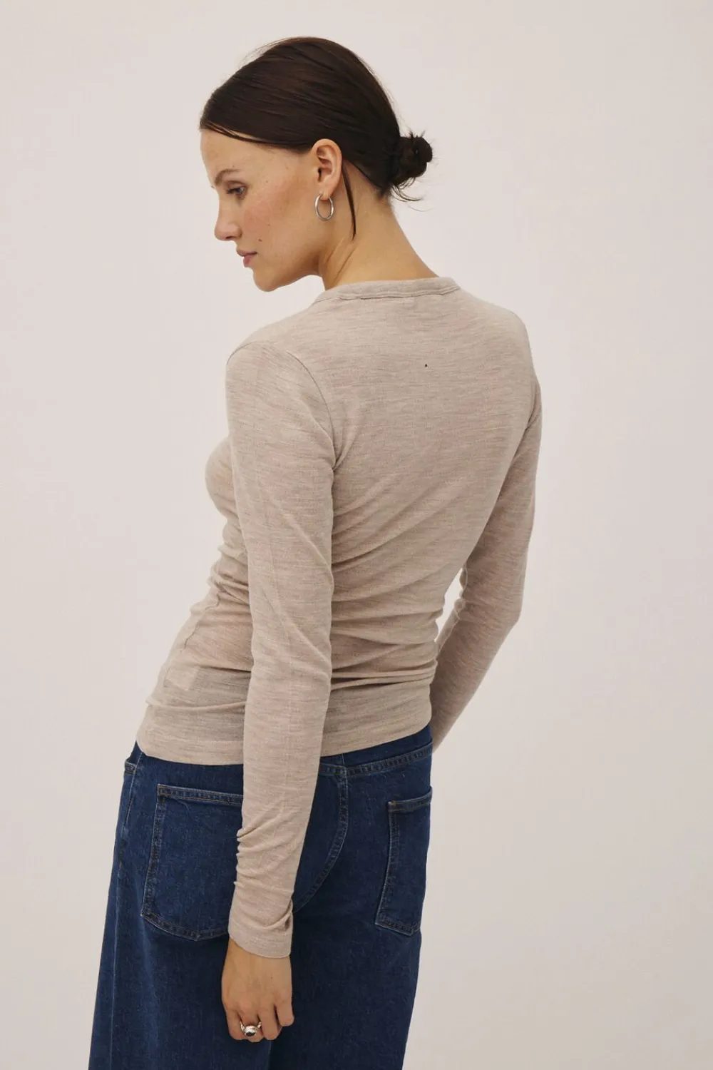 Magasin du Nord Collection Cilla 1 RWS - Merino wool Sand Discount