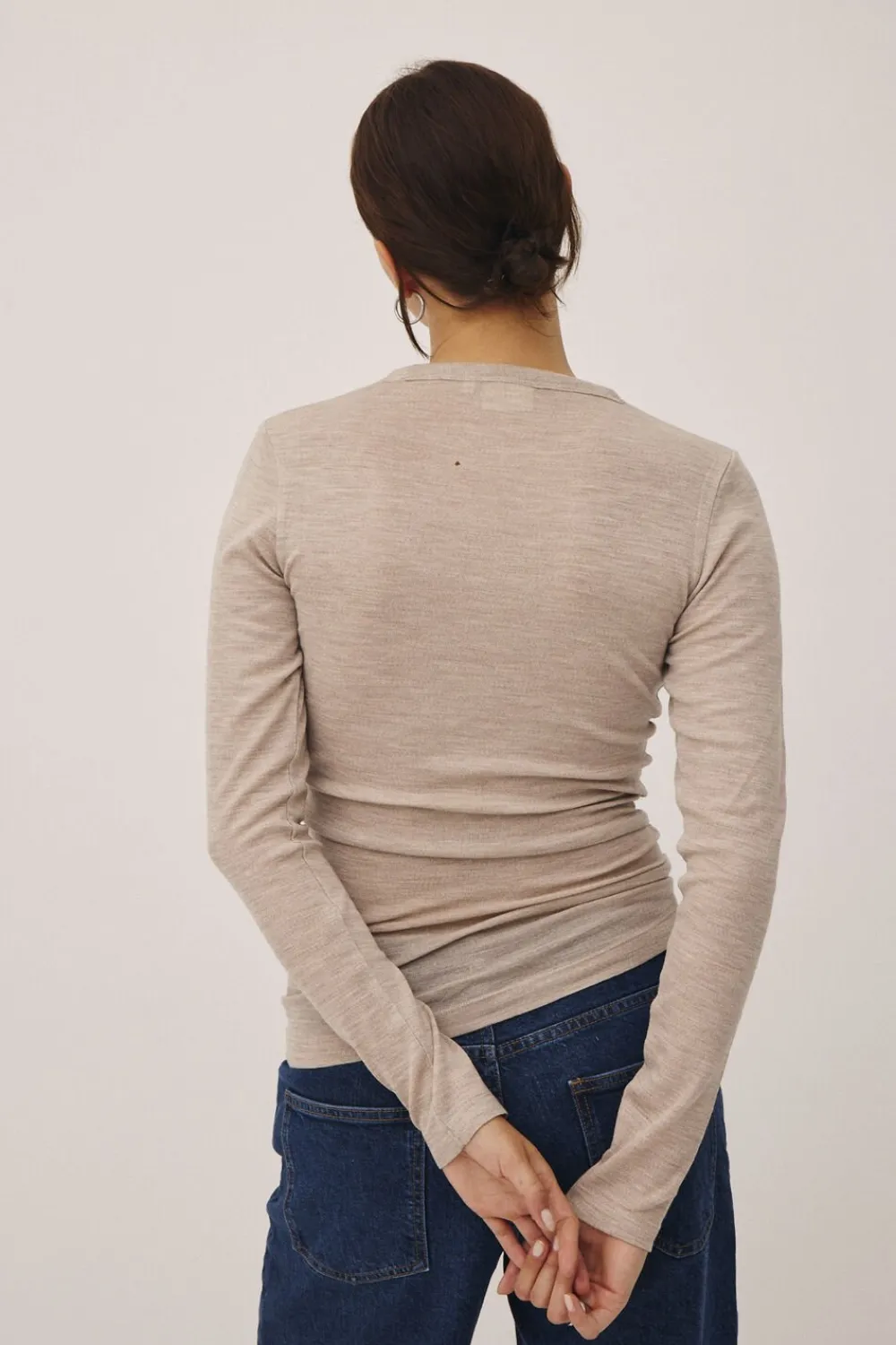 Magasin du Nord Collection Cilla 1 RWS - Merino wool Sand Discount