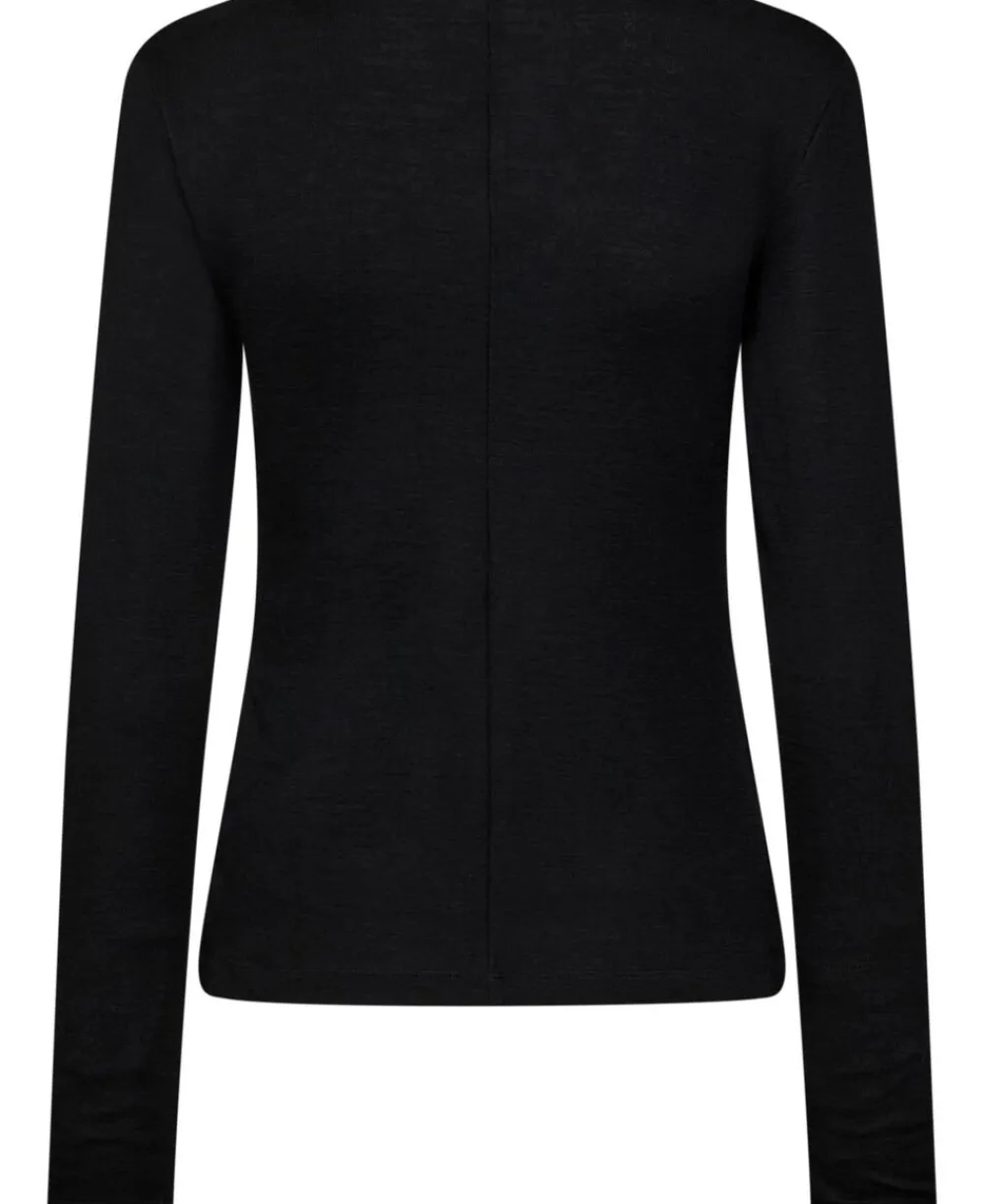 Cilla 16 V-halset bluse - 100% merino wool RWS>Magasin du Nord Collection Online