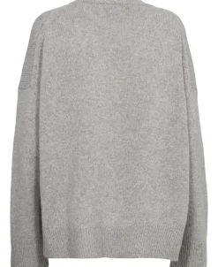 Magasin du Nord Collection Classic 3 - 100% Cashmere Light grey melange Sale