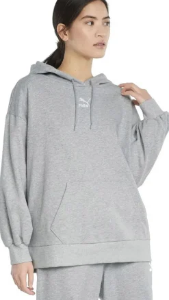 Puma Classic Oversized hættetrøje Grå Sale