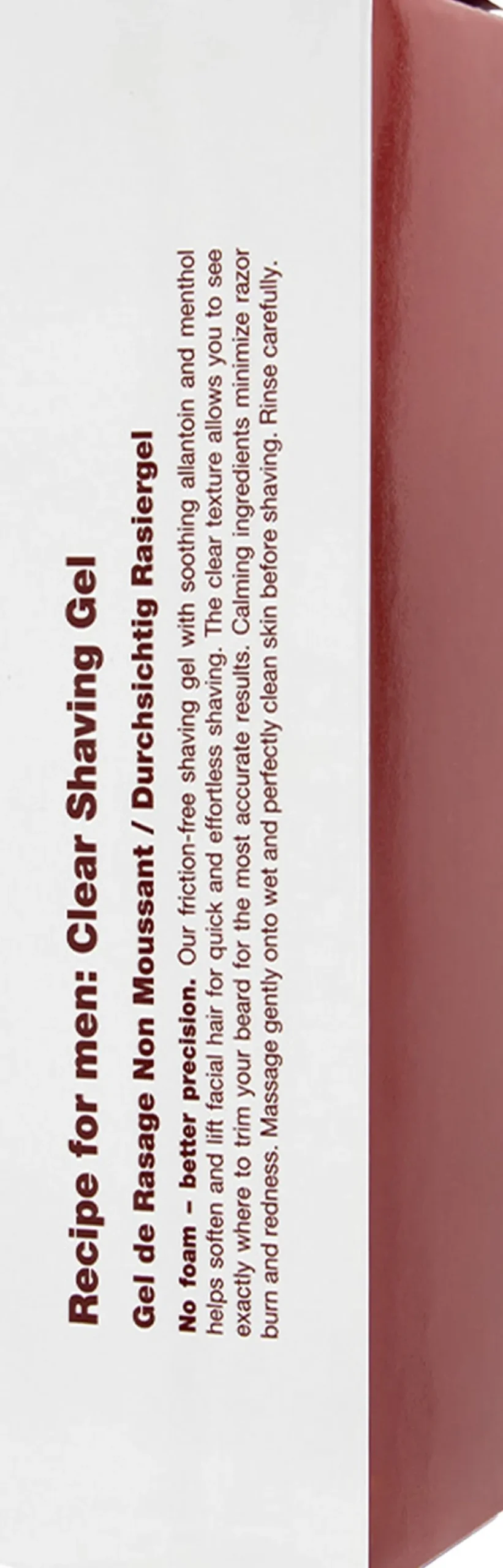 Clear Shaving Gel 100 ml.>Recipe For Men Hot