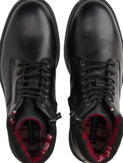 CLEATED HILFIGER W LTH BOOT><noscript><img width=