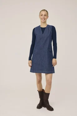 Cleo 15 Spencer denimkjole - 100% Økologisk bomuld GOTS><noscript><img width=