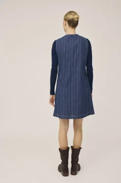Cleo 15 Spencer denimkjole - 100% Økologisk bomuld GOTS><noscript><img width=