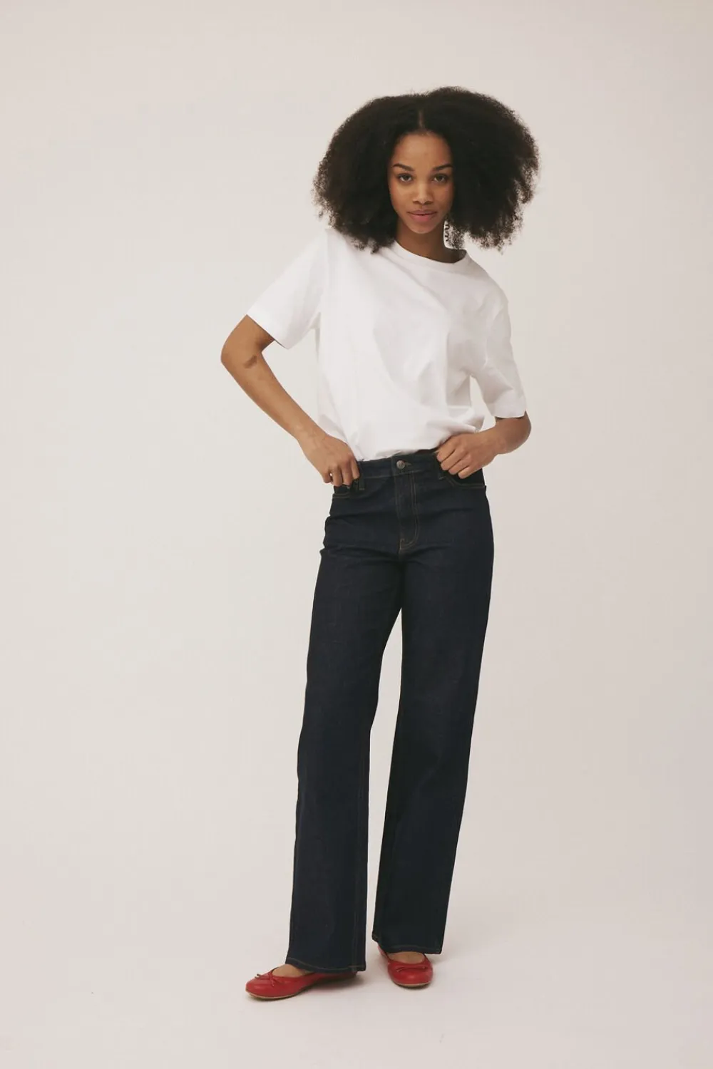 Magasin du Nord Collection Cleo M124 High Dark blue denim Clearance