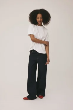 Magasin du Nord Collection Cleo M123 Wide Dark blue denim Best