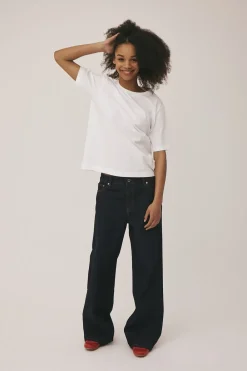 Magasin du Nord Collection Cleo M123 Wide Dark blue denim Best