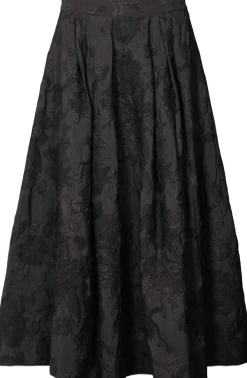 Dame Rabens Saloner Clipped jacquard full skirt - Bisha