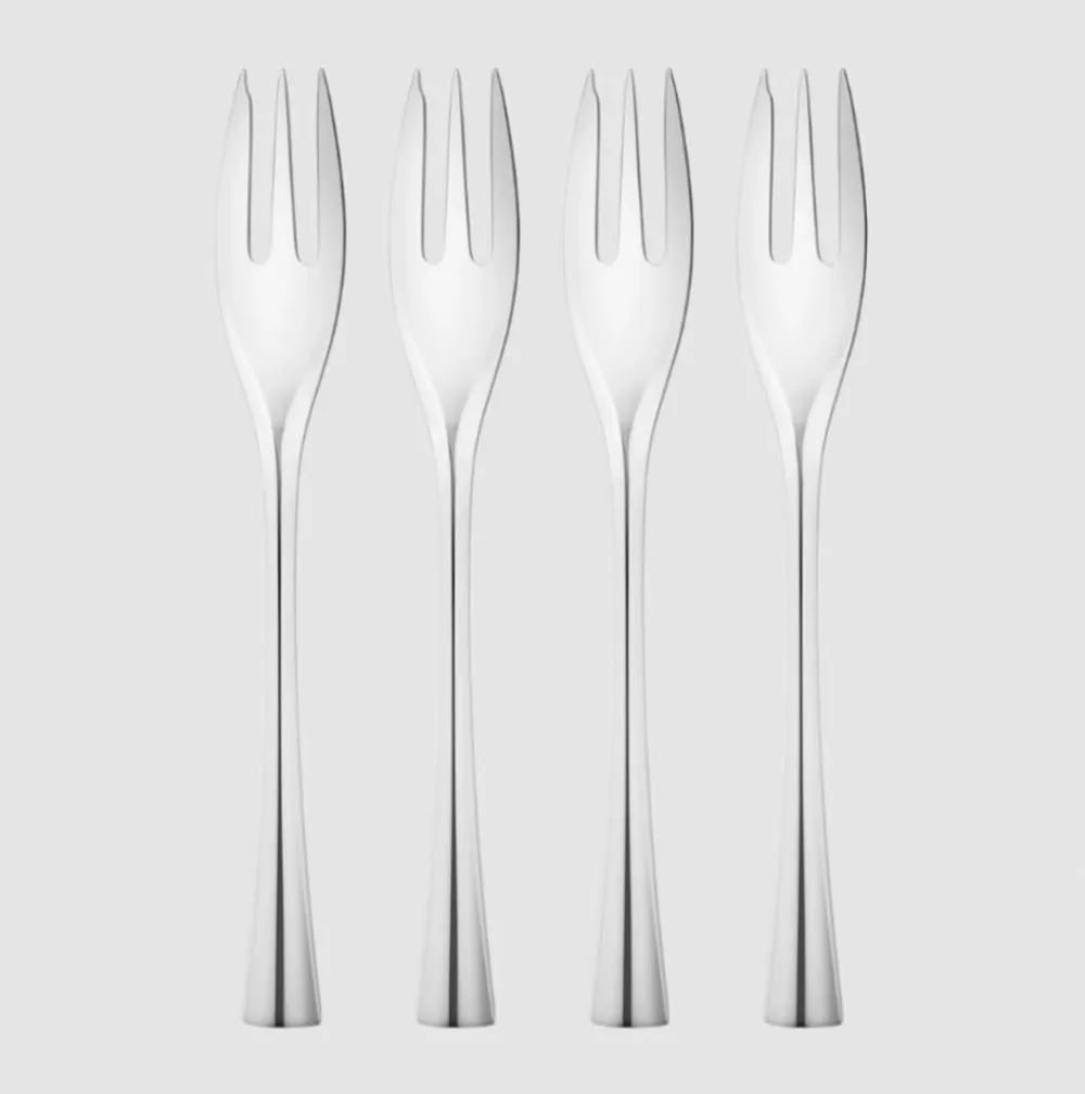 Georg Jensen COBRA Kagegaffel, 4 stk. Best