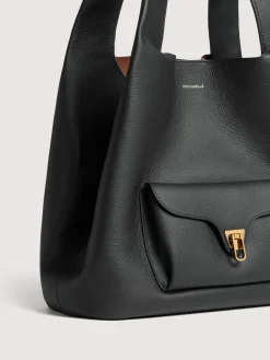 Coccinelle BEAT SHOPPING Noir/cognac Best