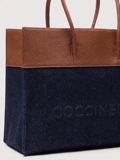 Coccinelle MYRTHA DENIM Blue den/cognac Outlet