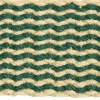 Hay Coco Door Mat-Stripe Wave-Dark green and white Online