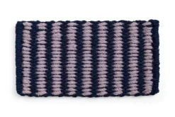 Coco Door Mat-Stripe Wide-Lavender and navy>Hay Sale
