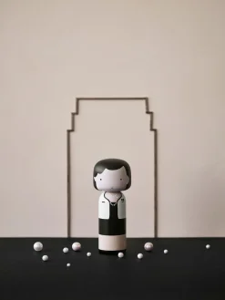 Lucie Kaas COCO håndmalet Kokeshi