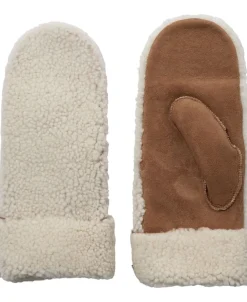Dame Lovelies COLON - MITTENS - PALM OF SUEDE AND UPPER OF CURLY SHEARLING