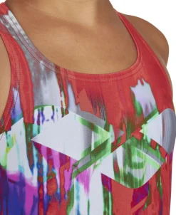 Arena Colour Bleeding V-Back one piece badedragt Multifarvet Sale