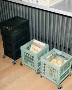 Hay Colour Crate, Cube Dusty blue Best